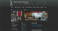 Desktop Screenshot of jolivelserrurerie.com